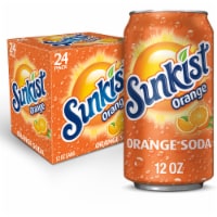 Sunkist® Orange Soda Cans Perspective: Main