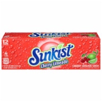 Sunkist® Cherry Limeade Soda Cans