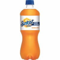 Sunkist® Zero Sugar Orange Soda Bottle Perspective: Main