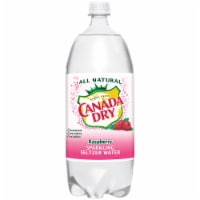 Canada Dry® Raspberry Sparkling Seltzer Bottled Water Perspective: Main