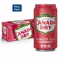 Canada Dry Cranberry Ginger Ale Soda Cans