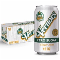 Vernors® Ginger Zero Sugar Soda Cans