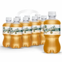 Vernors Zero Sugar Ginger Soda Bottles Perspective: Main