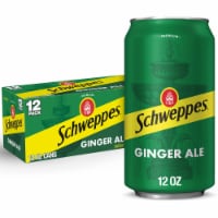 Schweppes® Ginger Ale Soda Cans Perspective: Main