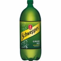 Schweppes® Ginger Ale Soda Bottle Perspective: Main