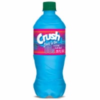 Crush® Back To The 80's Electric Blue Razz Soda Perspective: Main