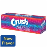 Crush® Back To The 80's Electric Blue Razz Soda Cans Perspective: Main