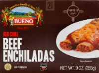 Bueno Red Chile Beef Enchiladas