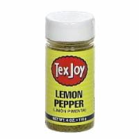TexJoy Lemon Pepper Seasoning Perspective: front