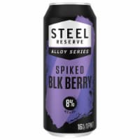 Steel Reserve Blackberry Alloy Series® Flavored Malt Beverage Perspective: Main