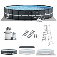 Intex 18Ft x 52In Ultra XTR Frame Round Above Ground Swimming Pool Set with Pump