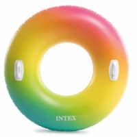 Intex 58202EP Inflatable 48 Color Whirl Tube Swimming Pool Raft with Handles