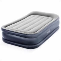 Intex Dura Beam Deluxe Pillow Raised Airbed Mattress with Built In Pump, Twin