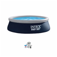 Intex Easy Set 8' x 30 Round Inflatable Outdoor Above Ground Swimming Pool