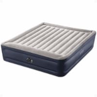 Intex Dura Beam Deluxe Raised Blow Up Air Mattress Bed with Built In Pump, King