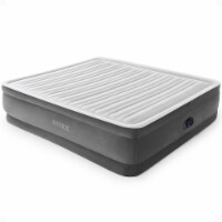 Intex 18 Inflatable Elevated Premium Comfort Airbed with Built-In Pump, King