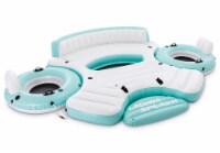 Intex Laguna Splash Island Floating Water Raft with 2 Detachable Lounge Tubes