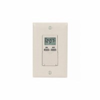 Intermatic Digital Timer,7-Day,SPST,120V,Ivory EI500C