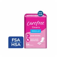 Carefree Regular Wrapped Panty Liners Unscented