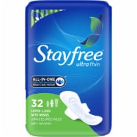 Stayfree Ultra Thin Pads With Wings Super Long Unscented