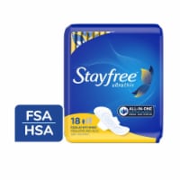 Stayfree Ultra Thin Pads With Wings Overnight Absorbency Unscented