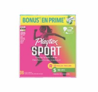 Playtex Sport Unscented MulitpackTampons with 1 Count Razor Pack Perspective: Main