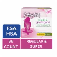 Playtex® Simply Gentle Glide Regular & Super Absorbency Tampons
