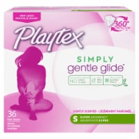 Playtex Simply Gentle Glide Lightly Scented Super Absorbency Tampons Perspective: Main