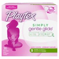 Playtex Simply Gentle Glide Lightly Scented Super Absorbency Tampons Perspective: Main