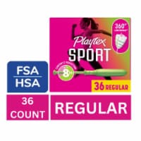 Playtex Sport Tampon Regular Absorbency Unscented Perspective: Main