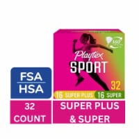Playtex Sport Tampons Super & Super Plus Absorbency Duo-Pack Unscented Perspective: Main