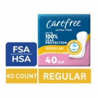 Carefree® Ultra Thin Pads Regular Absorbency Unscented Perspective: Main