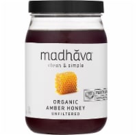 Madhava® Organic Pure & Raw Amber Honey