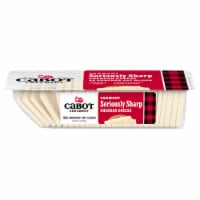 Cabot® Vermont Seriously Sharp White Cheddar Cheese Cracker Cut Slices