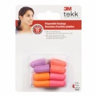 3M Tekk Protection™ Disposable Earplugs-Multicolor