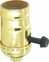 Leviton Metal Incandescent Medium Base Turn Knob Socket