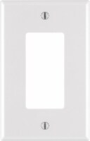 Leviton Decora White 1 gang Nylon GFCI/Rocker Wall Plate 1 pk - Total Qty: 20; Each Pack Qty: