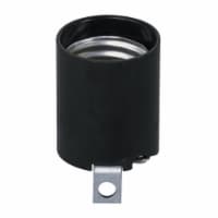Leviton Phenolic Incandescent Medium Base Lamp Socket 1 pk - Total Qty: 1; Each Pack Qty: 1