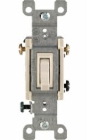 Leviton 15 amps Three Pole Toggle AC Quiet Switch Light Almond 1 pk - Total Qty: 1; Each Pack
