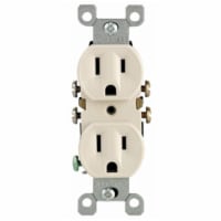 Leviton 15 amps 125 volt Duplex Light Almond Outlet 5-15R 1 pk - Total Qty: 1; Each Pack Qty: