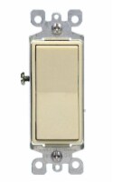 Leviton Decora 15 amps Four Pole 4-Way / Rocker AC Quiet Switch Ivory