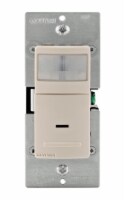 Leviton Decora 2.5 amps Light Almond Single Pole Motion Sensor Switch