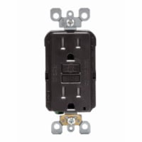 Leviton SmartlockPro Tamper-Resistant GFCI Receptacle Outlet - Black