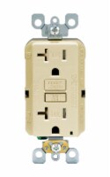 Leviton SmartlockPro Ivory Duplex GFCI Outlet