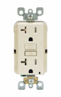 Leviton SmartlockPro Light Almond Duplex GFCI Outlet