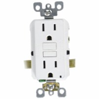 Leviton SmartlockPro White Duplex GFCI Outlet