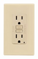 Leviton SmartlockPro Ivory Duplex GFCI Outlet