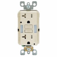 Leviton 20 amps 125 volt Duplex Light Almond GFCI Outlet 5-20R 1 pk - Total Qty: 1; Each Pack