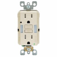 Leviton 15 amps 125 volt Duplex Light Almond GFCI Outlet 5-15R 1 pk - Total Qty: 1; Each Pack