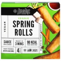 Lucky Foods Veggie Spring Rolls Perspective: Main